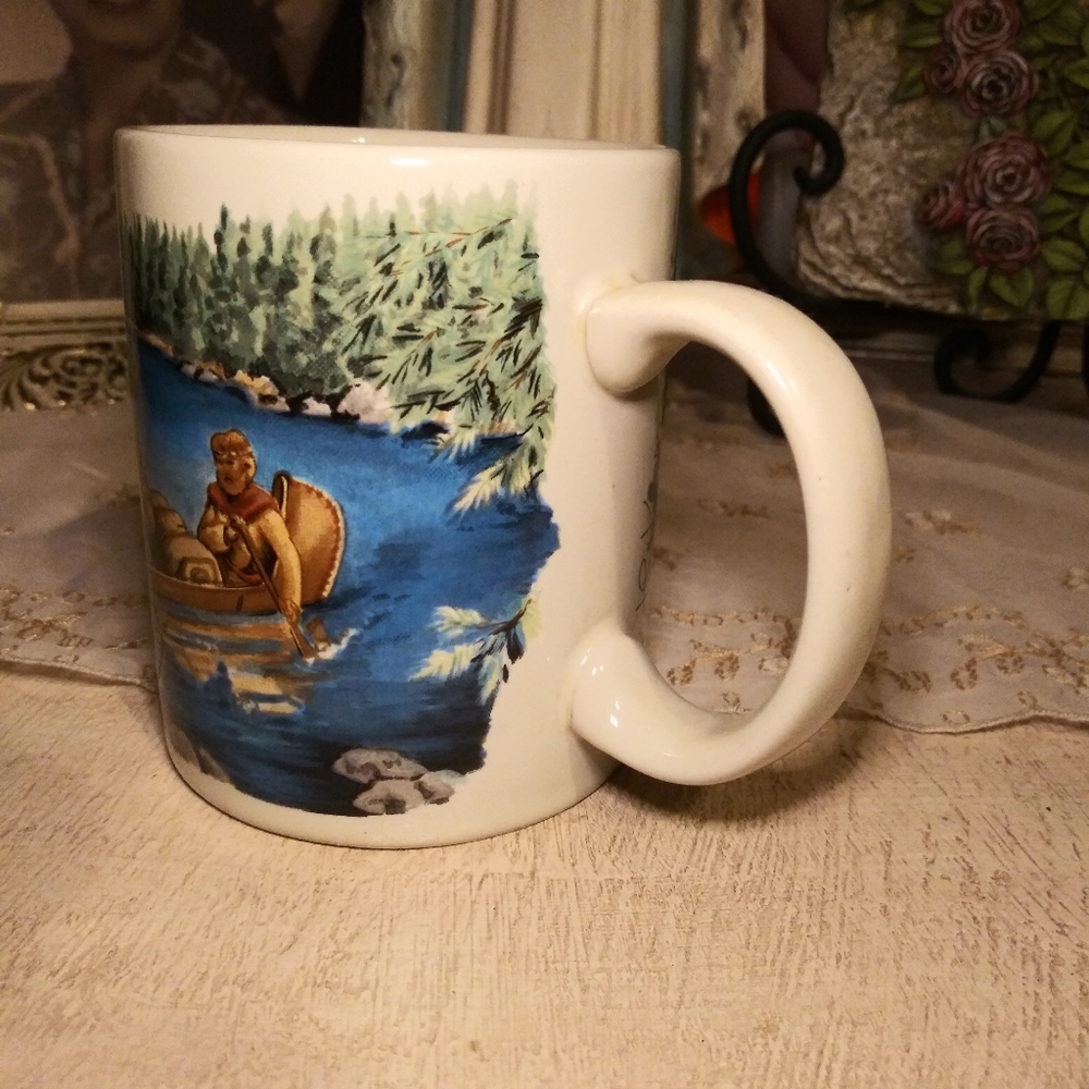 3/$18 Vintage Otagiri Stanley Papel Western Themed Coffee Mug - Picture 2 of 8